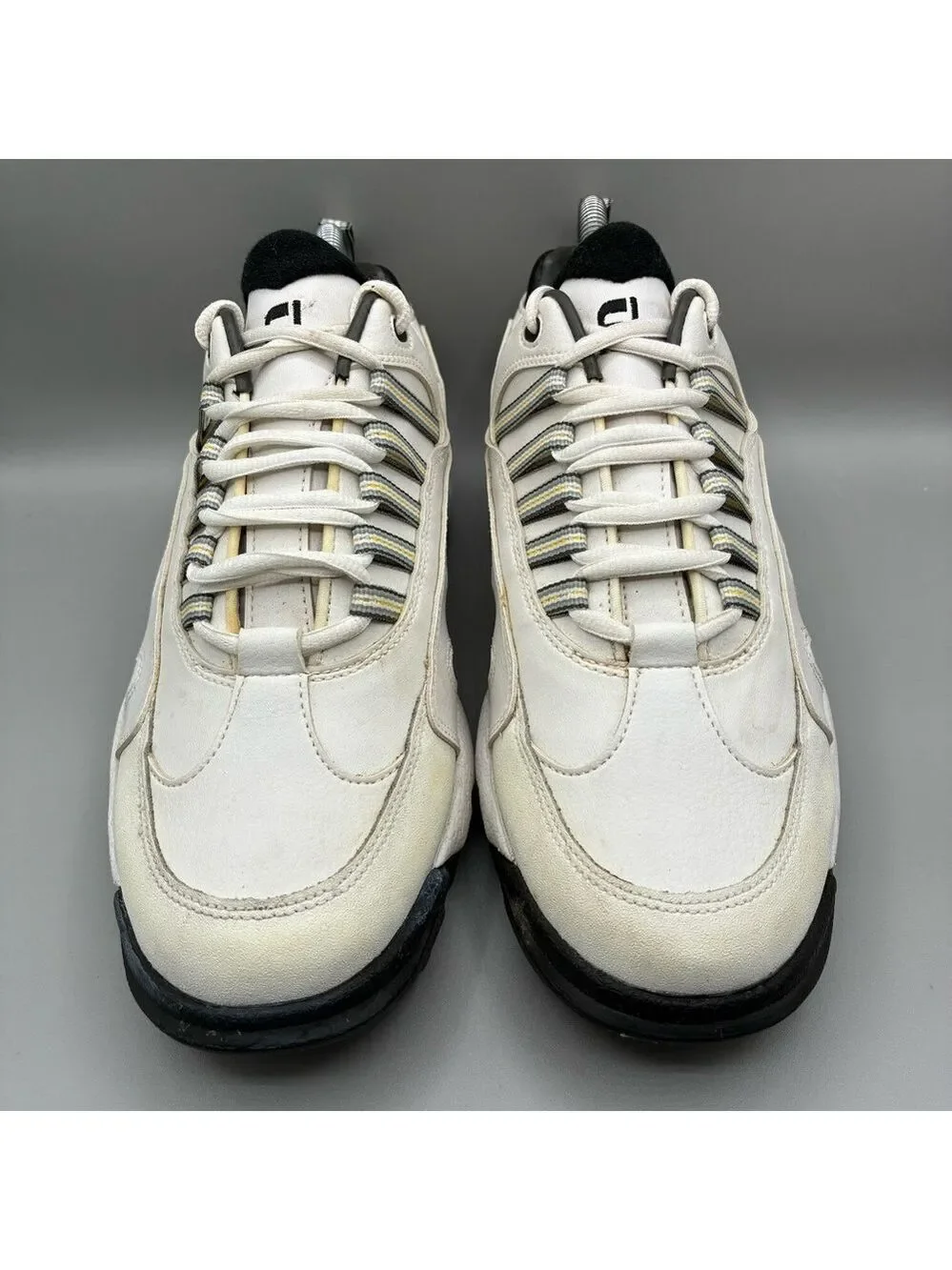 FootJoy GreenJoy Spike Golf Shoes Men’s 8.5 M White Leather Lace Up Sneakers